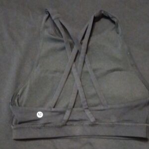 Lululemon Athletica Black Strappy Sports Bra